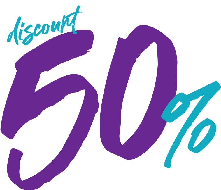 50% discount